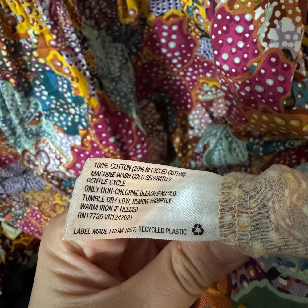 🎈Kika Vargas x Target Anemone Floral Mini Babydoll Dress Sz 1x Colorful - Picture 9 of 9
